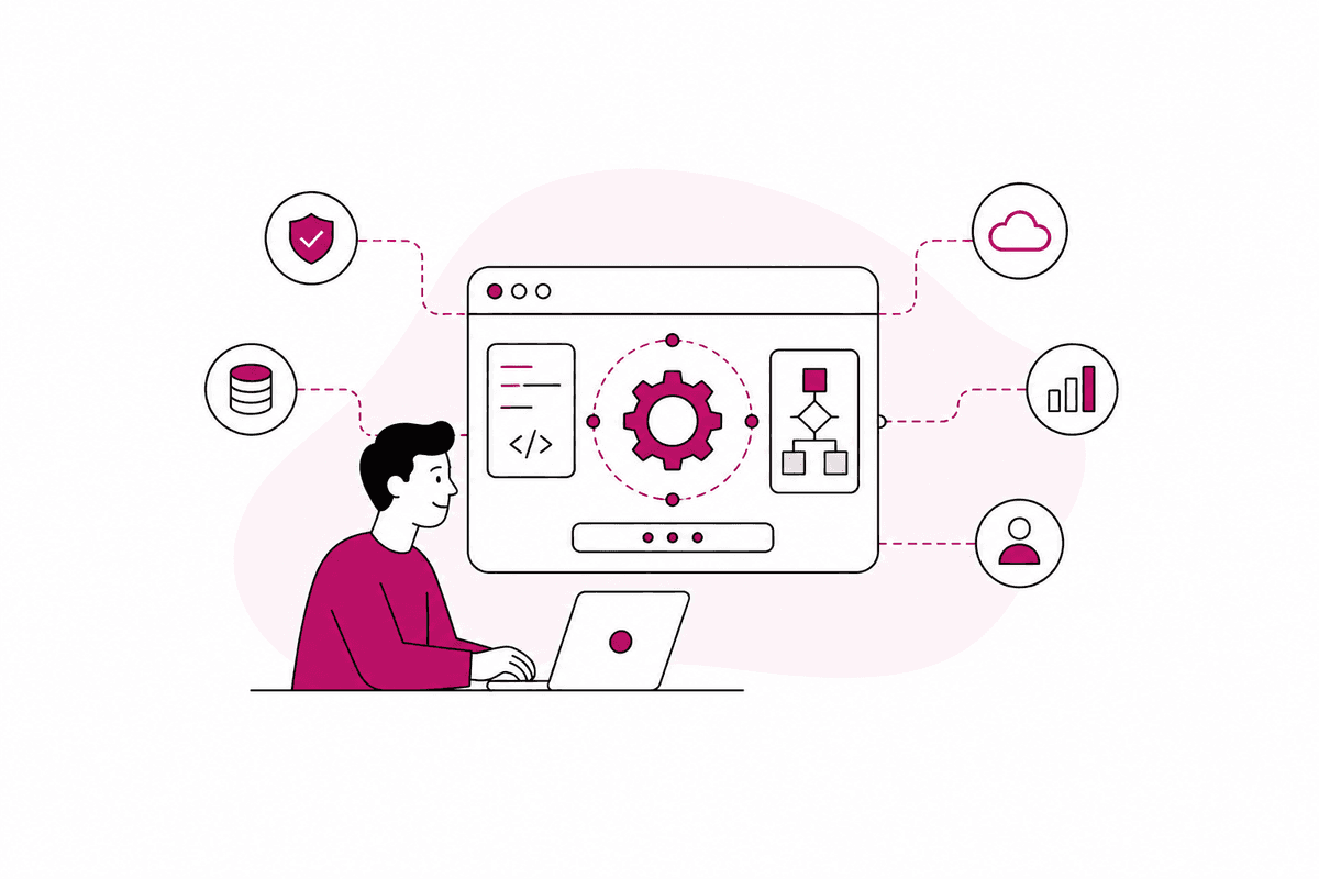 Custom Software Development illustration