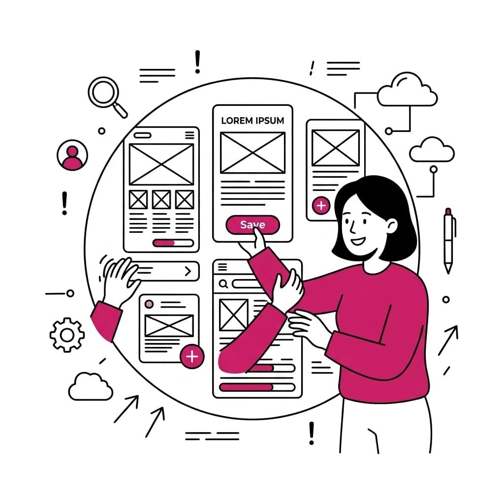 Design and prototyping illustration